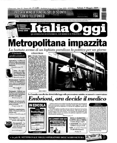 Italia oggi : quotidiano di economia finanza e politica